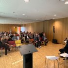 La jornada tècnica es va desenvolupar ahir a la Llotja de Lleida. - PAERIA