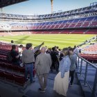 El club va obrir ahir l’Spotify Camp Nou a la premsa per donar a conèixer l’estat de les obres. - FCB