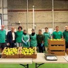 José Crespín, en la visita ahir a Pomona Fruits. - SUBDELEGACIÓ DEL GOVERN