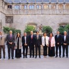 Illa, amb els representants de consells i ajuntaments. - ACN