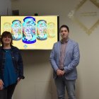 Gemma To i Joan Barrera, ahir en la presentació. - C.SANS