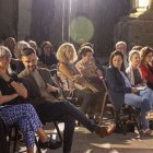 La gotera va ‘aparèixer’ diumenge en plena recreació de les noces de Ramon Berenguer IV i Peronella. - JORDI ECHEVARRIA