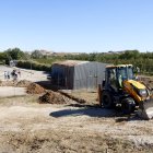 Obres de la nova planta de gasificació a Tracjusa.