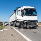 L’accident, ahir a l’N-240. - PAU PASCUAL PRAT