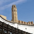 Vista dels jutjats de Lleida, amb la Seu Vella al fons. - SEGRE