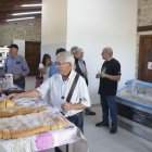 Jornada de portes obertes amb esmorzar a l’obrador de pa dissabte passat. - LAIA PEDRÓS