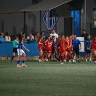 L’Europa celebrant el gol de la classificació. - PAU PASCUAL PRAT