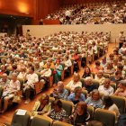 L’Auditori Enric Granados de Lleida va acollir ahir la inauguració del curs 2025-2026. - AMADO FORROLLA