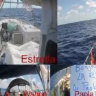 Captura de la emisión de los barcos de la Flotilla.