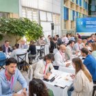 Alguns dels participants en la quarta edició de la trobada celebrada ahir a Lleida. - E.V.A.T.