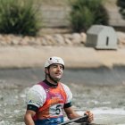 Miquel Travé, contrariat, després de quedar fora del podi. - MARC ETXANIZ