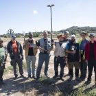 Arqueòlegs i voluntaris que van participar en les excavacions. - C.MARSIÑACH