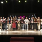 Imatge d’arxiu dels guardonats de l’any passat dels Premis Vinari. - VINARI