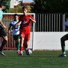 Una acció del partit Alpicat-Sants. - IRIS SOLÀ