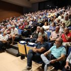 L’assemblea de regants celebrada a Artesa de Lleida el dia 25 va reunir nombrosos regants. - AMADO FORROLLA