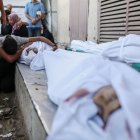 Els atacs israelians van deixar ahir almenys una trentena de morts a Gaza. - EUROPA PRESS