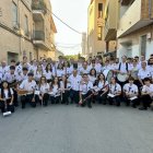 Els membres de la Banda Simfònica Unió Musical de Lleida (BSUM), dissabte passat a Riba-roja de Túria. - BSUM LLEIDA