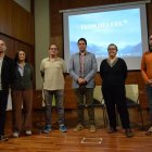 Els responsables van presentar ahir públicament el projecte del curt de ficció. - C.SANS