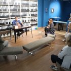 Presentació ahir a Adrià Codina Art Gallery de Lleida. - AMADO FORROLLA