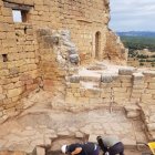 Les obres de restauració a la fortalesa medieval de Lladurs. - D.R.