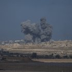 Un ataque reciente en la ciudad de Gaza.