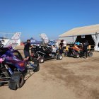 Els participants van passar ahir al Parc de la Serra les verificacions tècniques i administratives. - JOAN GÓMEZ