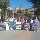 Presentació ahir de la festa major a la plaça Mercadal.; Array