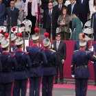 El president de la Generalitat, Salvador Illa, aquest diumenge a Madrid durant els actes oficials de la Hispanitat.