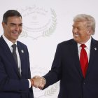 Líders internacionals a la cimera celebrada a la ciutat egípcia de Sharm al-Sheikh per signar el pla de pau de Gaza. - EFE