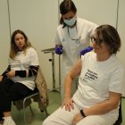Imatge de l’inici de la vacunació el 22 de setembre. - AMADO FORROLLA