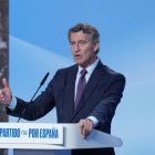 Alberto Núñez Feijóo en un acte a Barcelona. - EUROPA PRESS