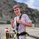 El Juan, de 18 anys, va morir el 21 d’agost després de ser apunyalat per un menor en un portal a Tàrrega. - SILVIA GUERRERO