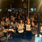 La presentació va tenir lloc ahir al Cafè del Teatre. - ERC