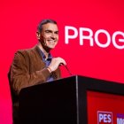 Pedro Sánchez, en la clausura del congrés dels socialistes europeus. - EFE/WIFREDO GARCÍA