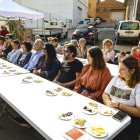 Els assistents van participar en una degustació que va maridar formatges i xocolate. - INGRID SEGURA