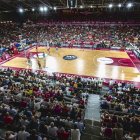 El Barris Nord ha presentat entrades de 5.000 i 5.400 espectadors en els dos primers partits. - ACB PHOTO/POL PUERTAS