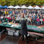 Una demostració de cuina en una edició anterior de la Fira del Codony.