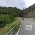 Imatge del quilòmetre 238 de la N-260, el punt més perillós de les carreteres catalanes.