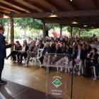Un moment de les jornades tècniques de boví celebrades ahir a l’Espai Mas de Ponent d’Alcarràs. - AMADO FORROLLA