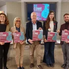 Josep Minguell, al centre, ahir al palau Medici-Riccardo de la capital de la Toscana. - LORENA FARRÀS