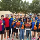 Els organitzadors de la prova, en la presentació d’ahir a l’ajuntament d’Ivars d’Urgell.