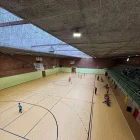 L’estat actual de la pista poliesportiva després de les reformes. - A.A.