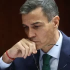 Sánchez durant la compareixença de dijous sobre el cas Koldo al Senat. - EUROPA PRESS