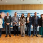 Jaume Saltó, Begoña Iglesias, José Crespín i Trinidad Sala, durant la taula de debat. - PAU PASCUAL PRAT