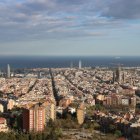 Una vista panoràmica de Barcelona.