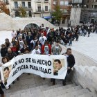 Una manifestació el 2014 per demanar la reapertura del cas.