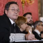 El fiscal general de l’Estat, Álvaro García Ortiz, ahir en l’inici del judici. - EFE/MARISCAL POOL