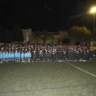 Foto de família de la presentació dels jugadors del FiF Lleida, celebrada ahir al Complex del Camp Escolar. - SANTI IGLESIAS