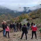 Els propietaris van mostrar les instal·lacions als interessats. - C.SANS