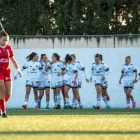 Les locals celebren el gol que els va avançar en el marcador en l’arrancada del segon temps. - PAU PASCUAL PRAT